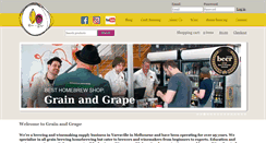 Desktop Screenshot of grainandgrape.com.au